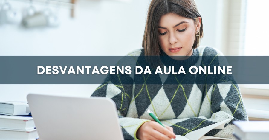 desvantagens da aula online