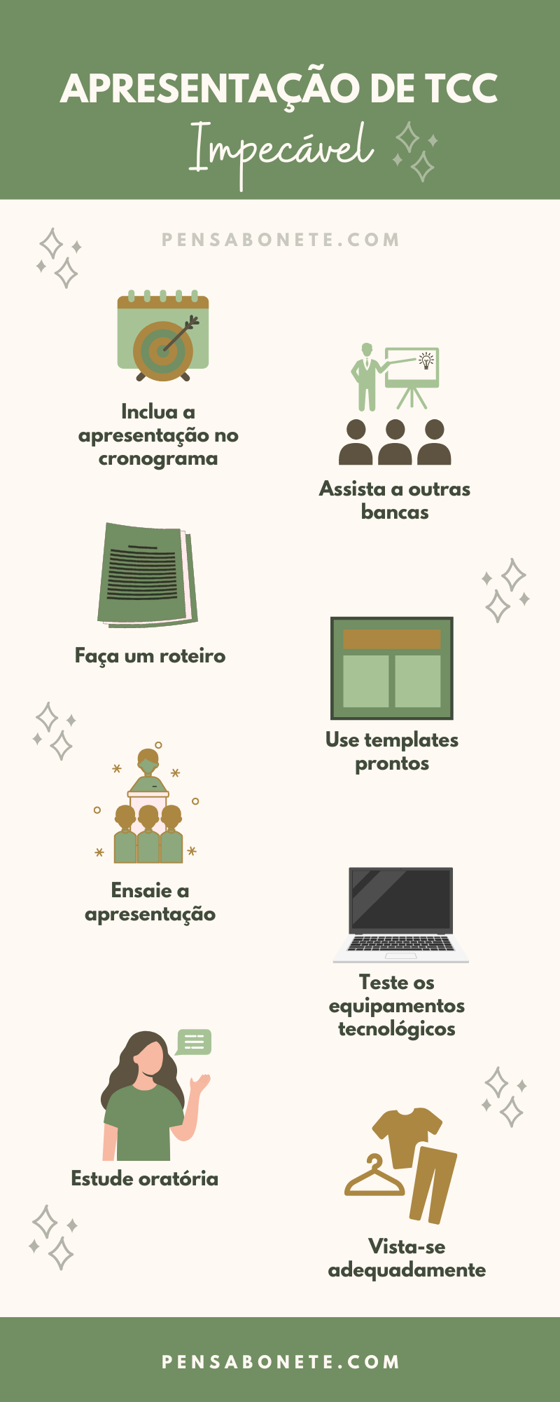 como fazer uma apresentação de tcc impecável