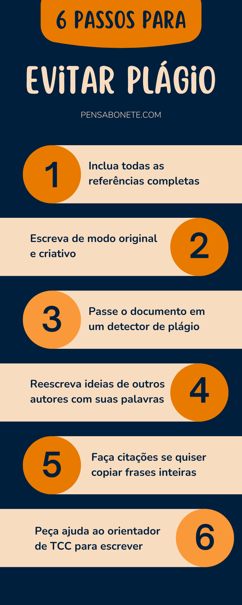 como evitar plágio acadêmico