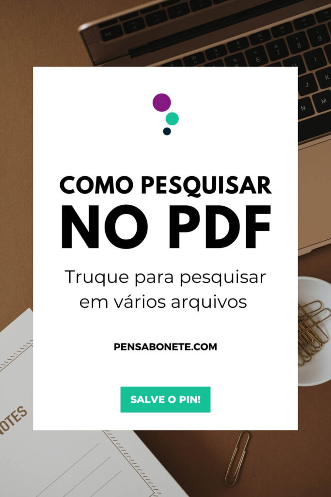 como pesquisar no pdf