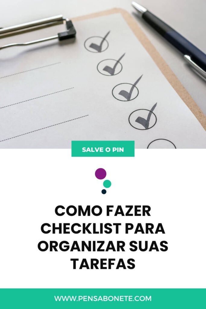como fazer checklist
