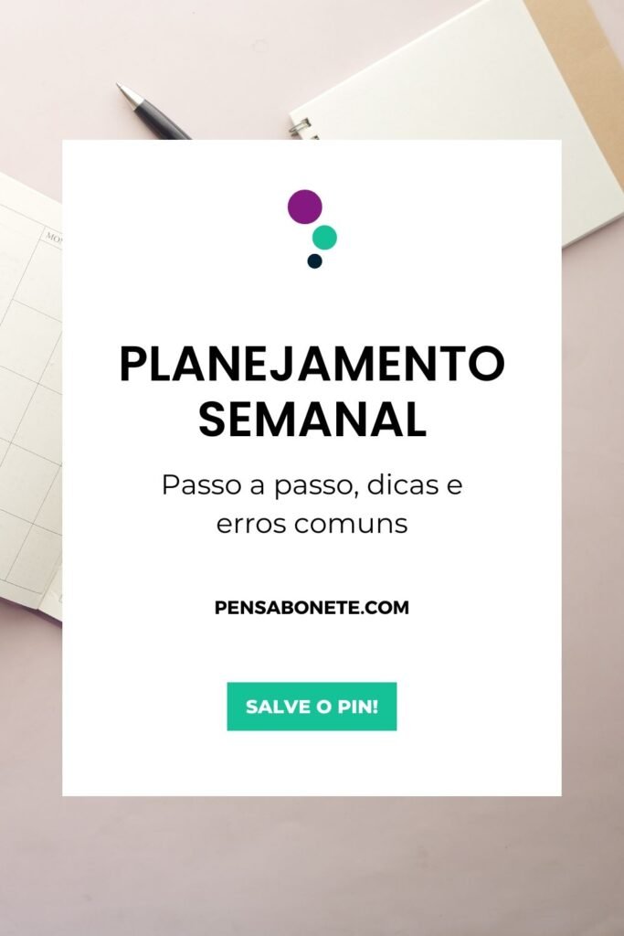 planejamento semanal