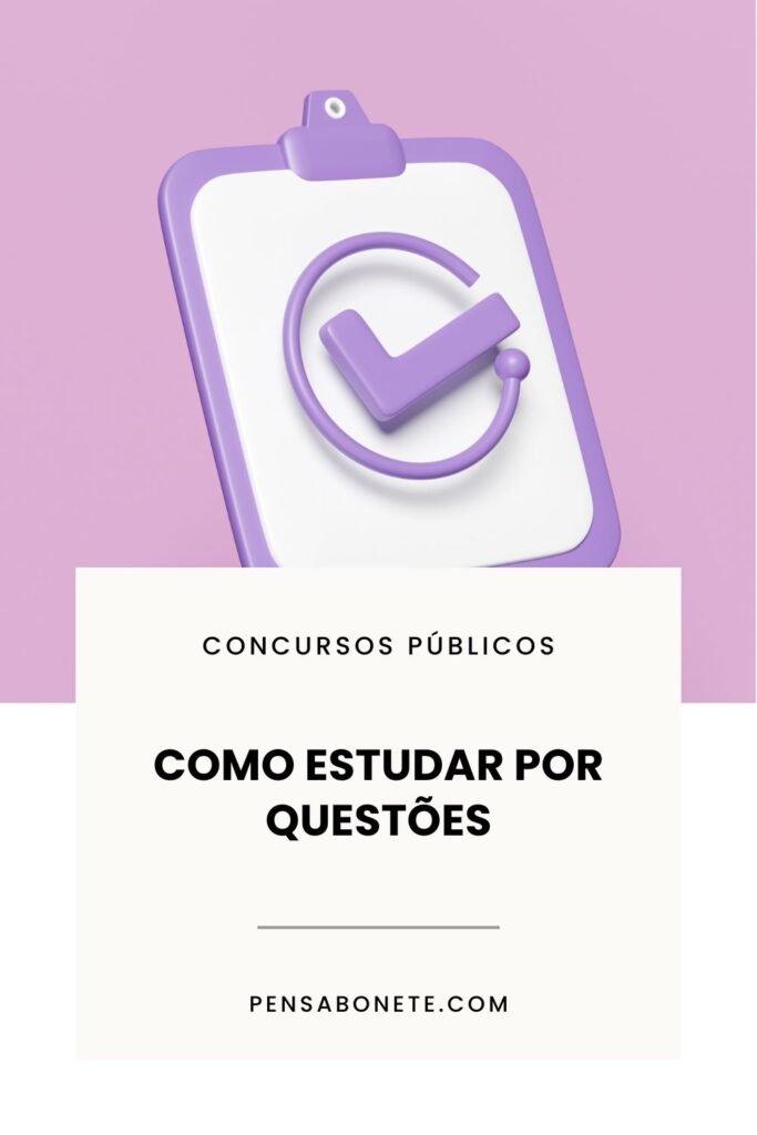 como estudar por questões